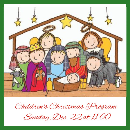 Childrens Cmas program 2024